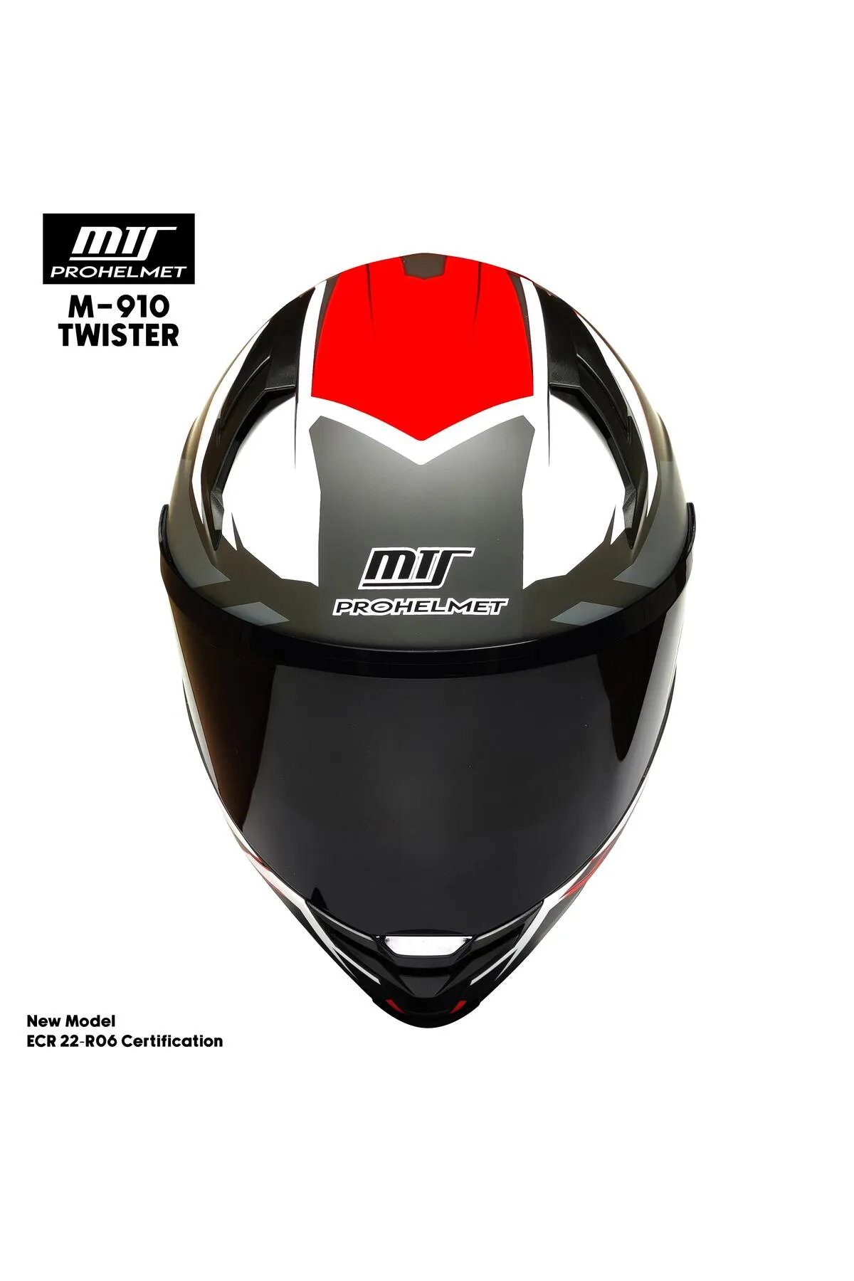 MTS 910 TWİSTER MAT SİYAH MOTOSİKLET KASK