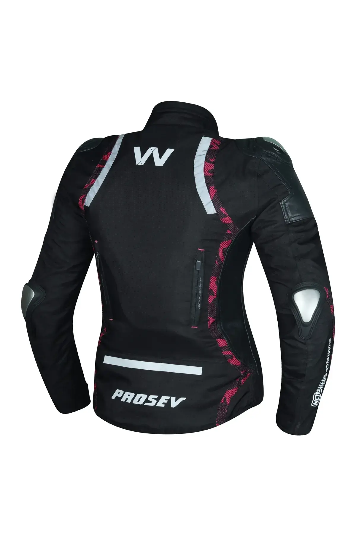 PROSEV W51A ROSE LEATHER 4 MEVSİM KADIN MOTOSİKLET MONTU
